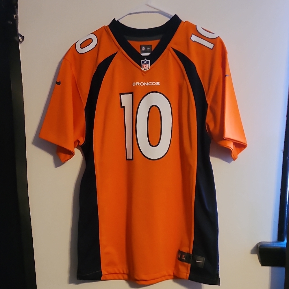 Nike Men's Orange and Black Jersey